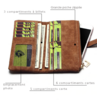 Portefeuille « Namaha » en Nubuck-Détail intérieur