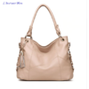 Sac luxe Casual «  Salabha » en Cuir- Perle
