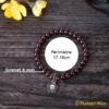 Bracelet bohème « Fleur du Tibet » en Grenat almandin-2