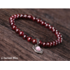 Bracelet bohème « Fleur du Tibet » en Grenat almandin-10