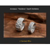 Anneaux Couple « Tandava » Esprit Bohème en Argent-6