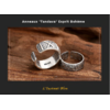 Anneaux Couple « Tandava » Esprit Bohème en Argent-8