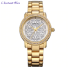 Montre casual «  Nirvāṇa » Fleur intemporelle- Or jaune
