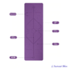 Tapis de Yoga « Triśūla  » Alignement-1
