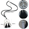 Cuero-Borla-Boho-Colgantes-Dreamcatcher-Cuero-Sueter-Cadena-Joyeria-Par-Romantica-Amuletos-Mujeres-Collier
