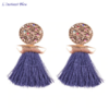 Boucles d’Oreilles vintage « Angkor  » Esprit Bohème- 3