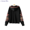 Pull Ethnique à capuche « Saṃhitā » Esprit bohème-7