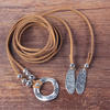 Collier-femme-en-cuir-marron-siber-Bijoux-Accessoires-Dames-en-cuir-collier-femmes-collier-ethnique