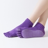 Reallion-Femmes-Anti-slip-Yoga-Chaussettes-Doigts-Fitness-Pilates-Gym-Cinq-Bout-Sport-Chaussettes-Coton-Color
