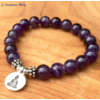 Bracelet bohème « Darśana » en Améthyste-2