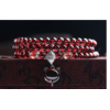 Bracelet Ethnique « Aṣzāra » en Argent Sterling, Grenat almandin et Quartz rose-3