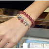 Bracelet Ethnique « Sthāpāti » en Argent Sterling et Quartz rose-8