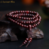 Mālā traditionnel de Méditation « Kṛiṣṇa » en Bois de Santal rouge 8 mm-1