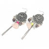 Boucle-d-oreille-Femmes-Suspendus-Alliage-Balancent-Longue-Cha-ne-gland-Boucles-D-oreilles-Boh-me