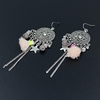 Boucle-d-oreille-Femmes-Suspendus-Alliage-Balancent-Longue-Cha-ne-gland-Boucles-D-oreilles-Boh-me