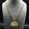 2018-Mode-Arbre-de-Vie-En-Acier-Inoxydable-Colliers-Femmes-Jewlery-Or-Rond-Couleur-Long-Colliers
