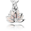 Charm Bohème «Padmanābha » Fleur de Lotus en Argent Sterling-3