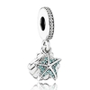 Authentique-925-Perles-En-Argent-Sterling-Charme-Starfish-Shell-Avec-Pendentif-En-Cristal-Perles-Fit-Pandora