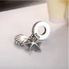 Charm Tropical « Śaṅkhā » Coquille et Etoile de mer en Argent Sterling-3