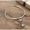 Bracelets de Cheville Bohème « Gajā » Eléphant et Astre solaire -6