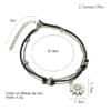 Bracelets de Cheville Bohème « Gajā » Eléphant et Astre solaire -11