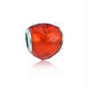 Charm Bohème « Rāvaṇa » Coeur rouge facetté en Argent Sterling-2
