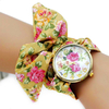Shsby-mise-jour-femmes-robe-montre-dames-fleur-tissu-montre-Bracelet-haute-qualit-tissu-or-montre
