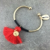 8-couleurs-boh-me-gland-charme-Bracelets-pour-femme-de-mode-couleur-or-argent-manchette-Bracelets