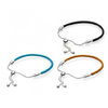 Bracelet de cuir « Rājā » chaîne coulissante en Argent-6