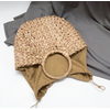 Sac à main en paille « Chandrā » demie-Lune, Esprit d’été-114