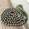 6-MM-naturel-h-matite-noeud-collier-nergie-fantaisie-bracelet-prier-la-main-mala-moine-yoga