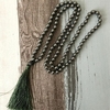 6-MM-naturel-h-matite-noeud-collier-nergie-fantaisie-bracelet-prier-la-main-mala-moine-yoga