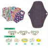 Serviettes hygiéniques lavables (lot de 5) + Pochette de rangement -6