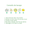 Serviettes hygiéniques lavables (lot de 5) + Pochette de rangement -7