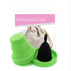 Coupe menstruelle Noire en Silicone de qualité médicale-2