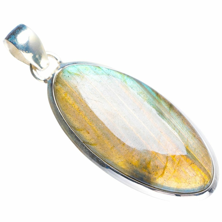 Pendentif-en-argent-Sterling-925-fait-la-main-en-Labradorite-de-feu-bleu-naturel-2-Y5206