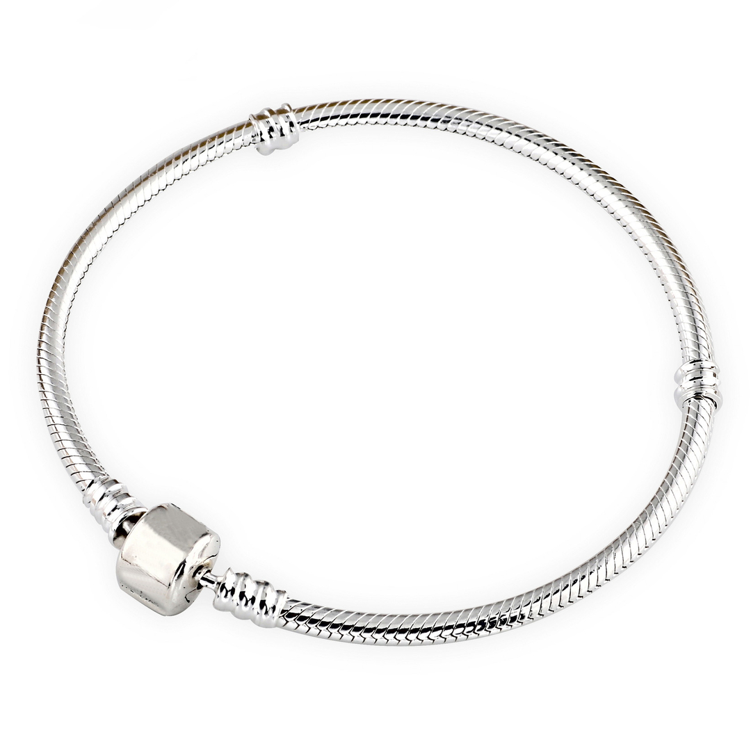 Bracelet-en-argent-Sterling-925-authentique-cha-ne-de-serpent-fermoir-homard-Bracelet-de-base-Bracelet