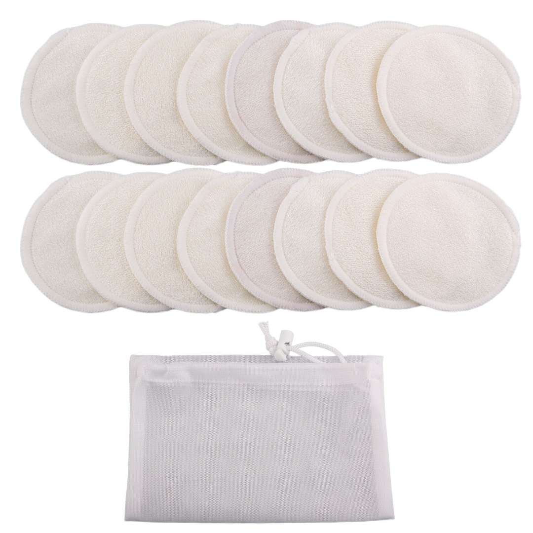 16-pi-ces-ensemble-R-utilisable-Coton-Tampons-D-maquillants-Avec-Sac-3-15-Pouces-Lavable