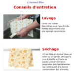 Lot de 3  Films alimentaires « Bee’sWrap » 8 modèles-10