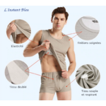 Débardeur Homme Anti-ondes « Lalitṃohān » en Fibres d’argent-12