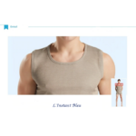 Débardeur Homme Anti-ondes « Lalitṃohān » en Fibres d’argent-14