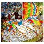 Drapeaux-religieux-tib-tains-bouddhistes-fournitures-couleur-imprim-drapeau-de-pri-re-soie-artificielle-Tibet-poumon