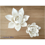 Porte Encens « Kāmāla » Fleur de Lotus en Céramique-5.1