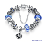 Bracelets à Charms « Sarasvatī »  esprit Bohème en plaqué Argent-12