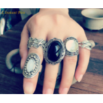 Bague vintage « Chandrāketū » Esprit Bohème-19