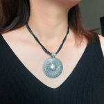 Yumfeel-nouveau-Vintage-collier-en-argent-la-main-perles-de-rocaille-grand-religieux-hindouisme-pendentifs-et