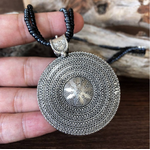 Collier Ethnique « Nāḍis » en Argent Tibétain et Perles de rocaille-2