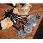 Collier Ethnique « Nāḍis » en Argent Tibétain et Perles de rocaille-10
