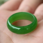 Naturel-vert-Hetian-Jade-anneau-chinois-jad-ite-amulette-mode-charme-bijoux-sculpt-la-main-artisanat