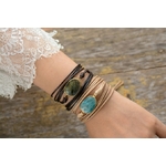 High-End-Wrap-Bracelet-Natural-Stones-Amazonite-Boho-Long-Friendship-Bracelet-Statement-Bracelets-Women-Gifts-Dropshipping